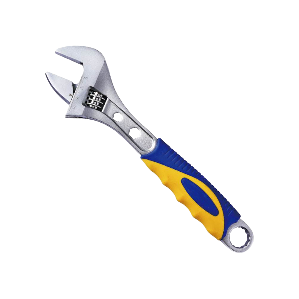 Malaking bukas na adjustable wrench
